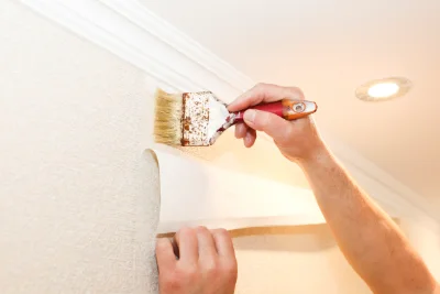 Pose de papier peint à Schwoben — revêtements muraux et toiles de verre